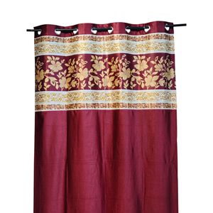 Cortina Moderna de Poliéster Plisada con Ojales, Ignífuga, 122 x 213 cm, Lista para Usar en el Hogar o Hoteles - Product Image 6