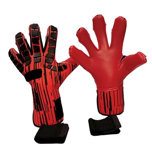 Gants de gardien de but de football personnalisés avec impression par sublimation, matériau PU, antidérapants, respirants, sangle de poignet réglable, doigts entièrement protégés - Product Image 5