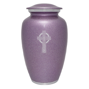 Urnas de cremación para adultos de aluminio clásico de alta calidad con adhesivo, urnas funerarias metálicas con acabado para cenizas humanas - Product Image 5