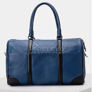 Sac de voyage en cuir véritable de haute qualité, personnalisable avec logo, faible MOQ, marque privée, sac de transport - Product Image 3