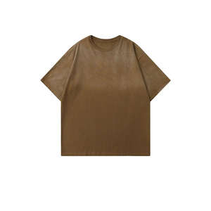 Camiseta Personalizada para Hombre, de Cuello Redondo, Estilo Vintage, Lavado Ácido, 100% Algodón, de Secado Rápido y Transpirable - Product Image 2