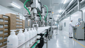 Machine de remplissage automatique de savon liquide commerciale, remplisseuse de bouteilles de 500 ml, contrôlée par PLC, électrique, 10 buses, haute précision, cosmétique - Product Image 6