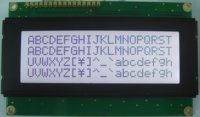 Wisetip Multi Series Vc20X4A Benutzerdefiniertes Zeichen-LCM-Modul ST7066 Controller +5V Display-Lösung 77x25,2mm Anzeigebereich 1/16 Duty