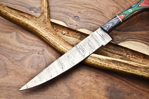 Cuchillo de Chef BUNKA de Acero de Damasco Hecho a Mano de 13 Pulgadas de BA ENTERPRISES, Cuchillo Personalizado para Regalo - Product Image 4