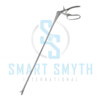 Forceps de biopsie utérine Jackson en acier inoxydable, instrument chirurgical vétérinaire