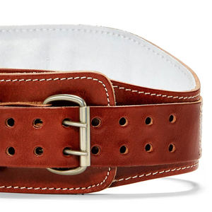 Ceinture de musculation en cuir de qualité supérieure avec boucle à levier, logo personnalisé, soutien dorsal, réglable, unisexe, vente en gros - Product Image 3