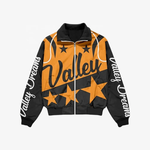 Ensemble de survêtement sportif et streetwear pour homme Valley Dreams, veste et short en molleton 100% coton avec cordon de serrage - Product Image 3