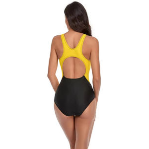 Maillots de bain une pièce pour femmes, respirants, imprimés par sublimation, logo personnalisable sur le devant, vêtements de plage - Product Image 3