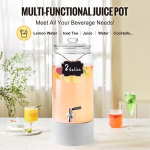 เครื่องจ่ายน้ำมะนาวชาเย็น2แกลลอนทำจากสเตนเลสสตีลสำหรับงานปาร์ตี้ในโรงแรมงานอีเวนต์ - Product Image 6