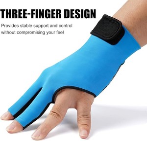 ถุงมือบิลเลียดสามนิ้ว โพลีเอสเตอร์ ระบายอากาศได้ดี - Product Image 2
