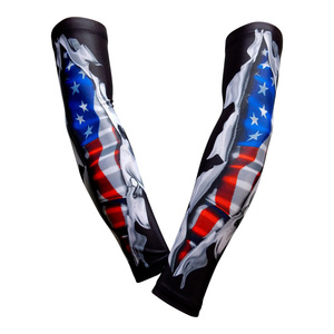 Premium <b>Compression</b> <b>Arm</b> <b>Sleeve</b> Breathable Skin-Friendly Sports Support UPF50+ Polyester Spandex Blend Unisex All Seasons - Product Image 4