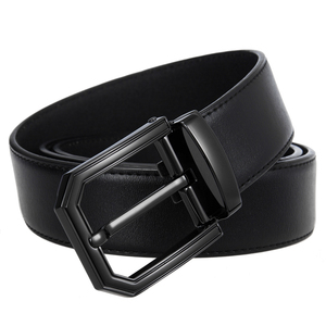 Cinturones de Cuero con Hebilla Cuadrada de Aleación, Estilo Casual, de Piel Vacuna, Alta Resistencia, con Logotipo Personalizado, Venta Directa de Fábrica - Product Image 1