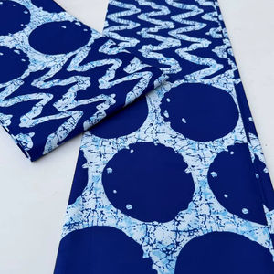 Tela Africana Estampada al Estilo Ghana, 100% Algodón, para Vestidos de Niñas, Bolsos y Proyectos de Batik - Product Image 1