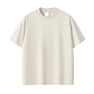 Custom Logo Men's Unisex Oversized 100% Cotton Heavyweight Acid Wash Vintage Short Sleeve T-Shirt High Quality Loose Fit <b>Drop</b> - Product Image 3