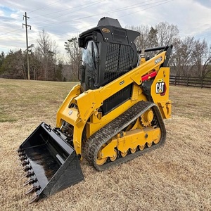 Chargeuse compacte sur chenilles CAT 299D3 XE 2024 avec broyeur forestier HM418C – Excellent prix – Chargeuse frontale sur chenilles pour tracteur – Broyeur forestier pour chargeuse compacte - Product Image 2