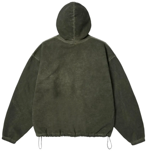 เสื้อฮู้ดดี้ทรงหลวมพรีเมียมสไตล์วินเทจสตรีทแฟชั่นย้อมสีแบบ Dirty Dye หนัก 450 กรัม ผ้าฝ้าย 100% สำหรับฤดูหนาว หนานุ่มพิเศษ - Product Image 1