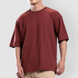 Camiseta Unisex de Corte Cuadrado, 240 GSM, 100% Algodón, Impresión Personalizada, Maqueta Gratuita, Súper Suave, Diseño Minimalista, Antiarrugas - Product Image 2