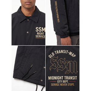 Chaqueta Deportiva Personalizada para Hombre con Logotipo, Diseño Sólido, Poliéster Twill, Cortavientos, con Servicio OEM - Product Image 4