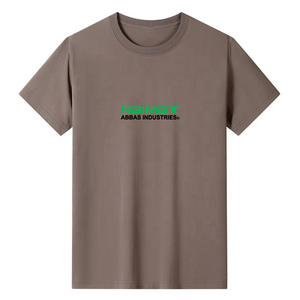 ไนมัตเสื้อยืดแขนสั้นสีดำสำหรับผู้ชายพิมพ์ลายด้านหน้าคอกลมผ้าฝ้ายทรงพอดีตัว - Product Image 4