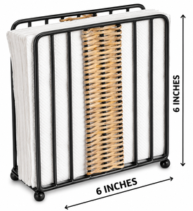 Porte-serviettes moderne en métal pour la maison, la salle à manger, la décoration de table, le restaurant, l'hôtel, le café - Support vertical en fer forgé pour serviettes en papier - Product Image 2