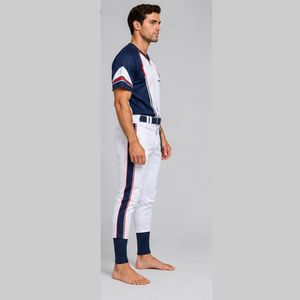 Uniforme de baseball haut de gamme, vêtements de sport d'équipe, maillot et pantalon de baseball légers et flexibles, conçus pour l'entraînement et la pratique - Product Image 3