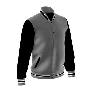 Nouvelle Veste de Baseball Varsity pour Hommes, Design Moderne, Couleur Unie, 100% Coton, Col Montant, Streetwear, Hiver, Haute Qualité - Product Image 5