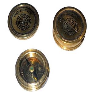 Brújula de latón artesanal india de alta calidad para senderismo al aire libre Camping supervivencia portátil impermeable bolsillo herramienta náutica - Product Image 5