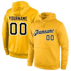 เสื้อฮู้ดดี้ผู้ชายแบบ 3 มิติ ลายปะติดปะต่อ ดีไซน์ใหม่ สีกรมท่า-เวกัสโกลด์ สำหรับขายส่งโดยตรงจากโรงงาน - Product Image 4