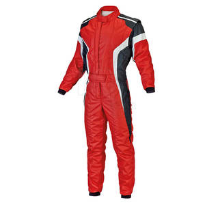 Traje de Carreras Automovilísticas Resistente para Pilotos - Ligero, Resistente al Fuego, Transpirable, de Secado Rápido, Poliéster/Nailon, para Karting - Product Image 2