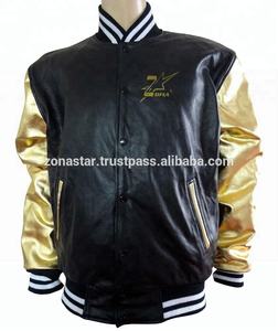 Veste de baseball universitaire en satin style High Street pour hommes Vêtements de rue d'hiver avec logo personnalisé et broderie privée 3D - Product Image 4