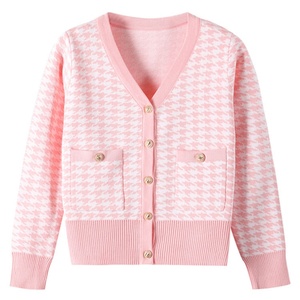 Fashion Styles <b>Cardigan</b> Women's Sweater Jacquard Knitted Sweater, Long Sleeve Sweater, Furry Sweater <b>Spring</b> and Winter Style - Product Image 2