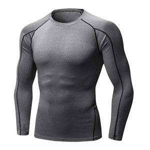 2026 New Gym shirt MMA rash guard <b>long</b> <b>sleeve</b> training <b>top</b> athletic BJJ performance <b>workout</b> moisture wicking stretch fit apparel - Product Image 5