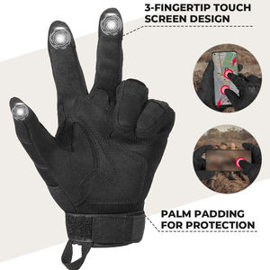 Gants de moto en cuir véritable respirant pour hommes et femmes, avec une forte adhérence de la paume, logo et design personnalisés, protection pour moto - Product Image 2