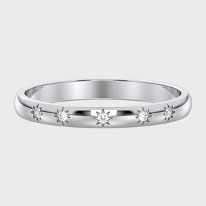 Bagues de fiançailles REYES en or blanc 14 carats de haute qualité avec moissanite certifiée GRA, prix de gros, cadeau de mariage, bijoux fins - Product Image 1