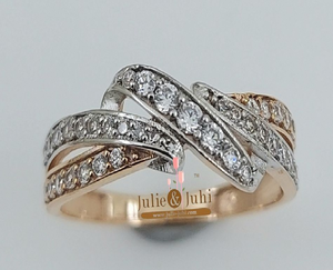 Anillo de Oro Original de 22 Quilates para Mujer, Acabado Brillante, para Compromisos, Ceremonias, Eventos Nupciales, Ocasiones Festivas y Uso Diario - Product Image 3