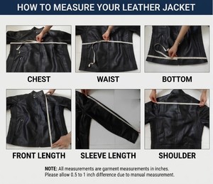 Veste en cuir de haute qualité pour hommes, très élégante et stylée - Product Image 4