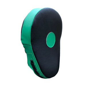 Guantes de Boxeo de Piel Sintética Verde con Cierre de Cordones en la Muñeca y Aberturas para los Dedos, Equipo de Entrenamiento de Artes Marciales Unisex - Product Image 2