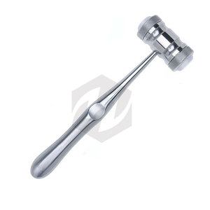 Maillet à os manuel en acier inoxydable et titane de haute qualité de 7,5 pouces, marteau chirurgical vétérinaire orthopédique pour le levage d'os durs - Product Image 2