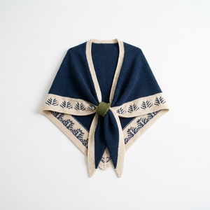 เสื้อคลุมไหมพรมถักหนาสำหรับผู้หญิง ผ้าพันคอพาชมินาสำหรับสาวๆ - Product Image 4