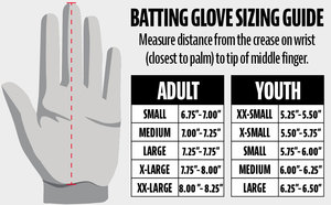 Custom Design Ambidextrous Baseball Batting Gloves <b>Hook</b> & Loop Closure Comfortable Lightweight Pakistan Made Leather Gloves - Product Image 6