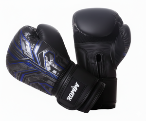 Guantes de Boxeo de Piel Sintética Personalizados OEM, Espuma Inyectada 3HFC, Palma de Malla Transpirable y Soporte de Muñeca Ajustable con Velcro - Product Image 3
