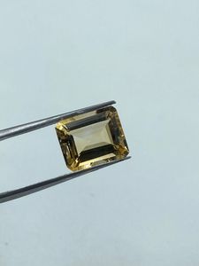 Citrino natural transparente de alta calidad con corte baguette, piedra preciosa suelta de 10x12mm, 12,25 quilates, amarillo, para fabricación de joyas, 2 unidades - Product Image 2