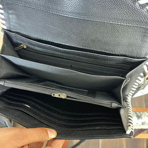 Mini sacs à main et portefeuilles pour femmes en cuir de vachette occidental, portefeuille à bandoulière en cuir à carreaux travaillé à la main, pochette à main pour femmes - Product Image 6