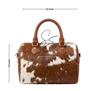 SEHRAINN Nouveau Sac de Voyage en Cuir Marron Léger et Durable de Haute Qualité, Style Bohème Chic Western Cowgirl, Sac Bandoulière Rapide - Product Image 3
