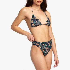 Bikini Micro Negro Sexy con Logotipo Personalizado, Conjunto de Dos Piezas, Bikini Extremadamente Elegante para Chicas, Ropa de Playa para Mujer - Product Image 2