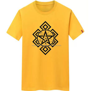 เสื้อยืดสำหรับผู้ชาย,เสื้อยืดผ้าฝ้ายแท้พิมพ์โลโก้ได้ตามต้องการสไตล์ใหม่ - Product Image 2