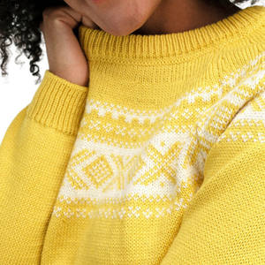 Pull en tricot décontracté pour femme, manches longues, col rond, respirant, coupe ample, doux, chaud pour l'automne et l'hiver - Product Image 5