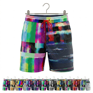 Shorts de sport confortables et tendance pour la gym, séchage rapide, taille élastique avec cordon de serrage, logo personnalisé, pour l'été et la plage - Product Image 1
