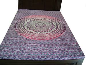 Tapisserie murale imprimée lavable UMRAV DESIGN, motif Mandala Indien, Éléphant, Hippie, Bohème, Géométrique, pour la maison et le dortoir, personnalisable - Product Image 4