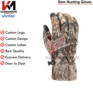 Gants de chasse pour hommes pour temps froid, gants d'hiver isolés durables, gants de camouflage pour tir à l'arc, aventures en plein air, gants avec logo - Product Image 4